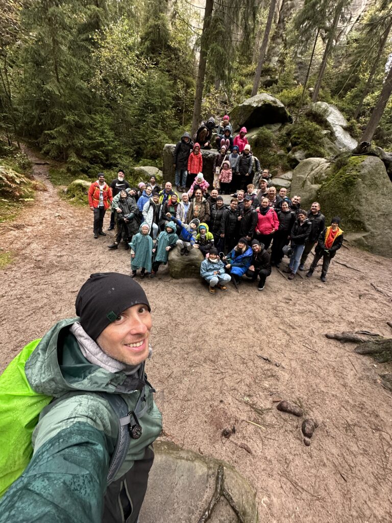 Skalne miasto Adrspach - grupa